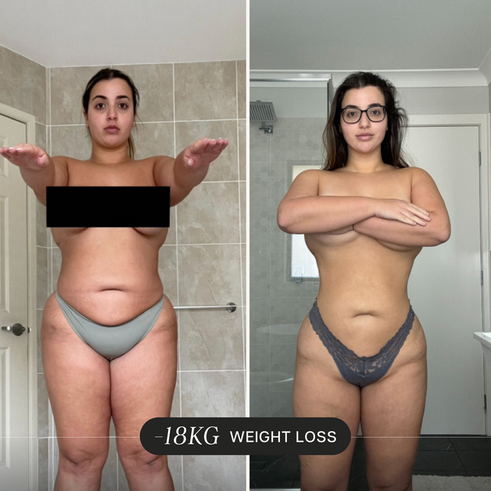 One client's before and after, Glow Up Method (7 of 10)